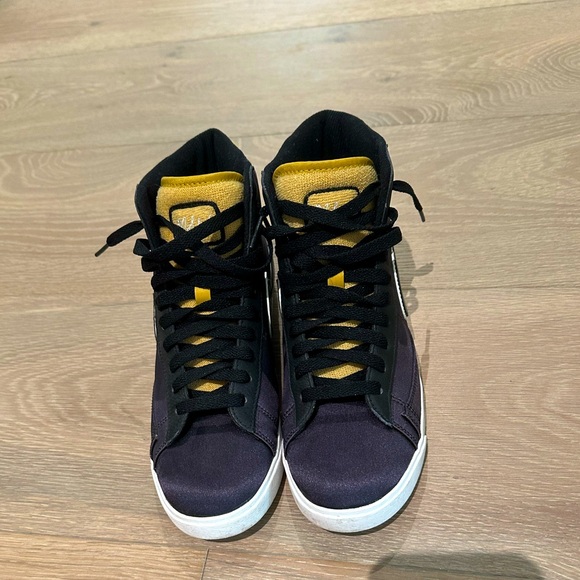 Nike women’s blazer mid premium black wheat size 7.5 - Picture 4 of 7